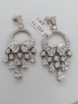 21 Carat Diamond Hanging Earrings