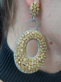 37.13 Carat Fancy Yellow Diamond Drop Earrings