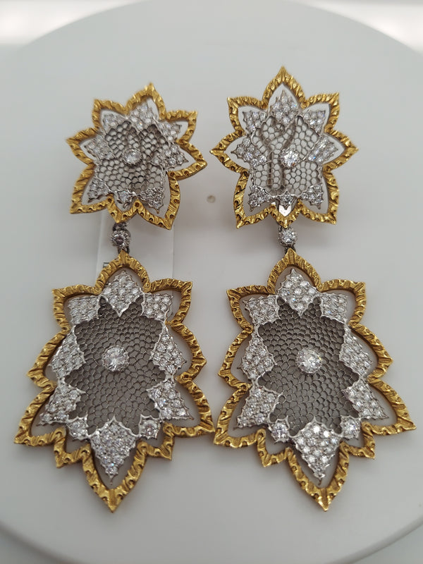 Buccellati Diamond Drop Earrings