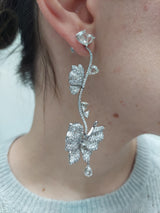 13.78 Carat Diamond Butterfly Drop Earrings