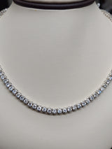 10 Carat Diamond Tennis Necklace