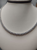 8.80 Carat 3 Prong Diamond Tennis Necklace