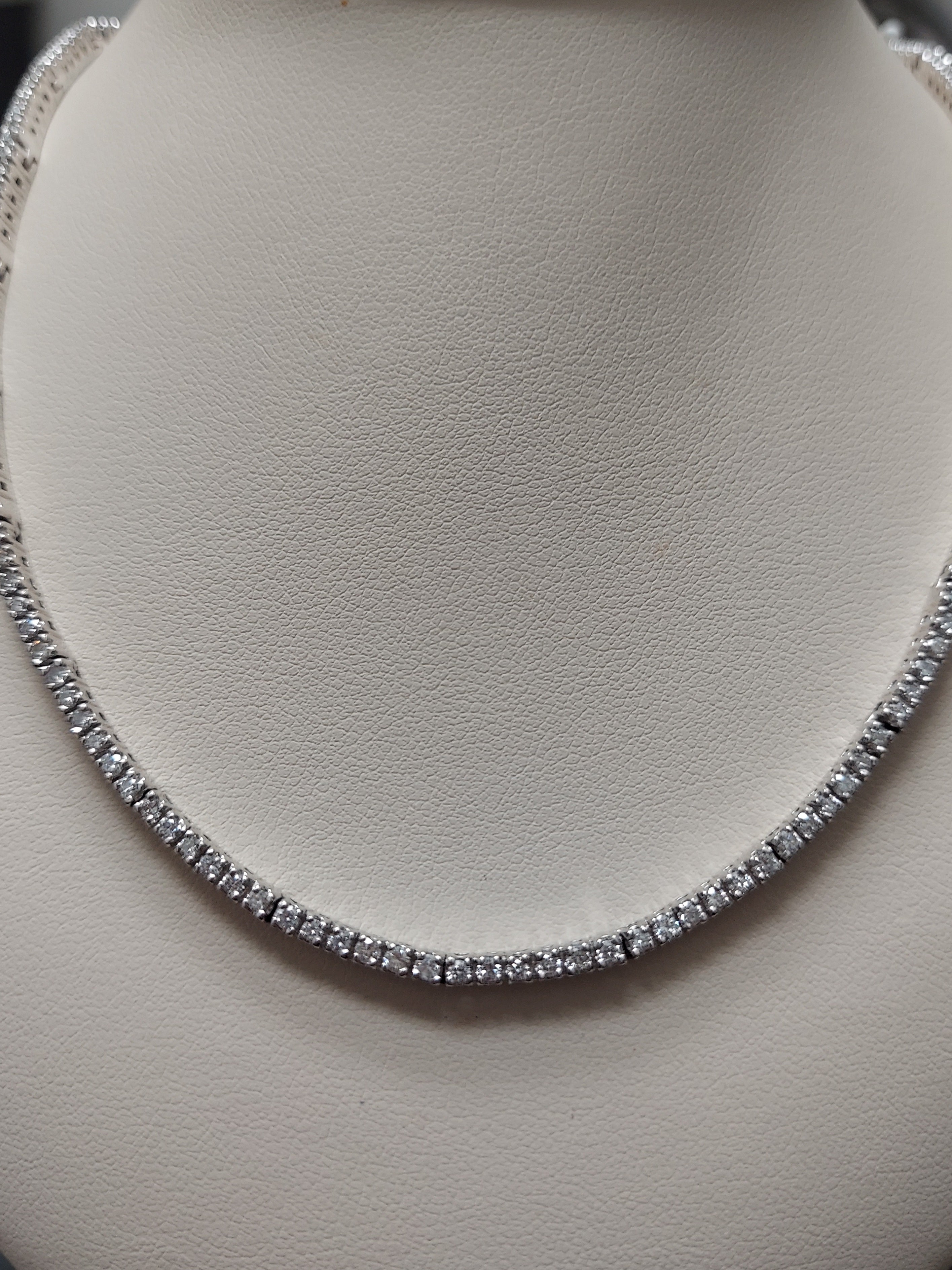 8 Carat Diamond Tennis Necklace