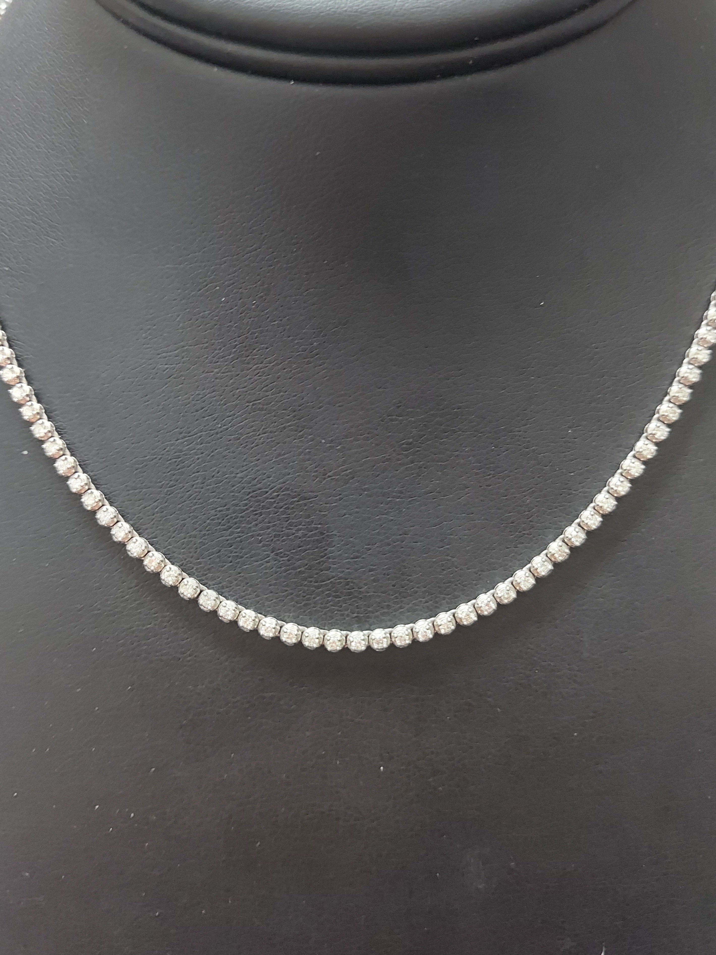 2.16 Carat Diamond Tennis Necklace
