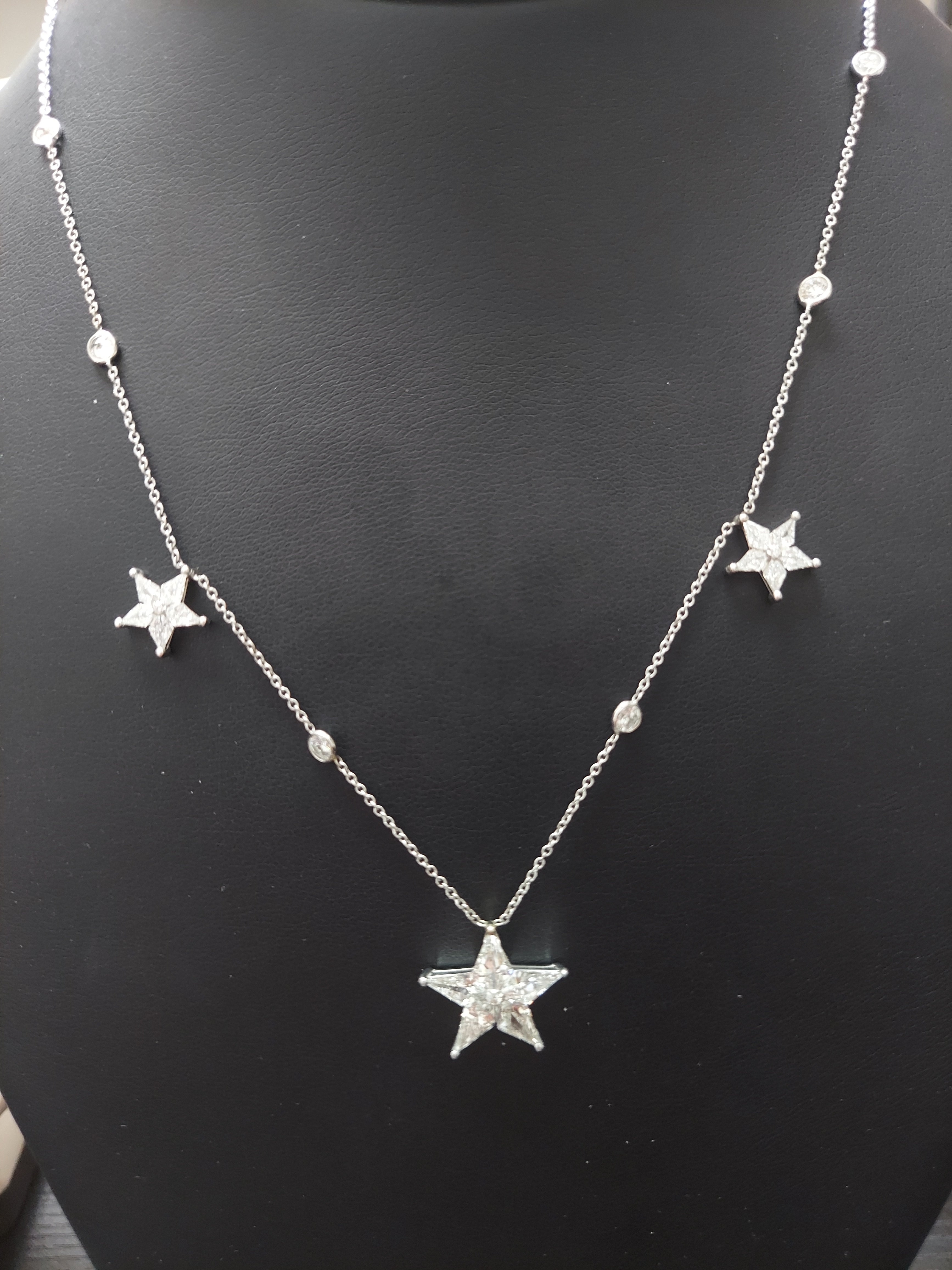 3.5 Carat Stars Diamond Necklace on DBTY Chain