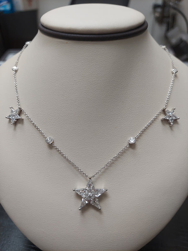 3.5 Carat Stars Diamond Necklace on DBTY Chain