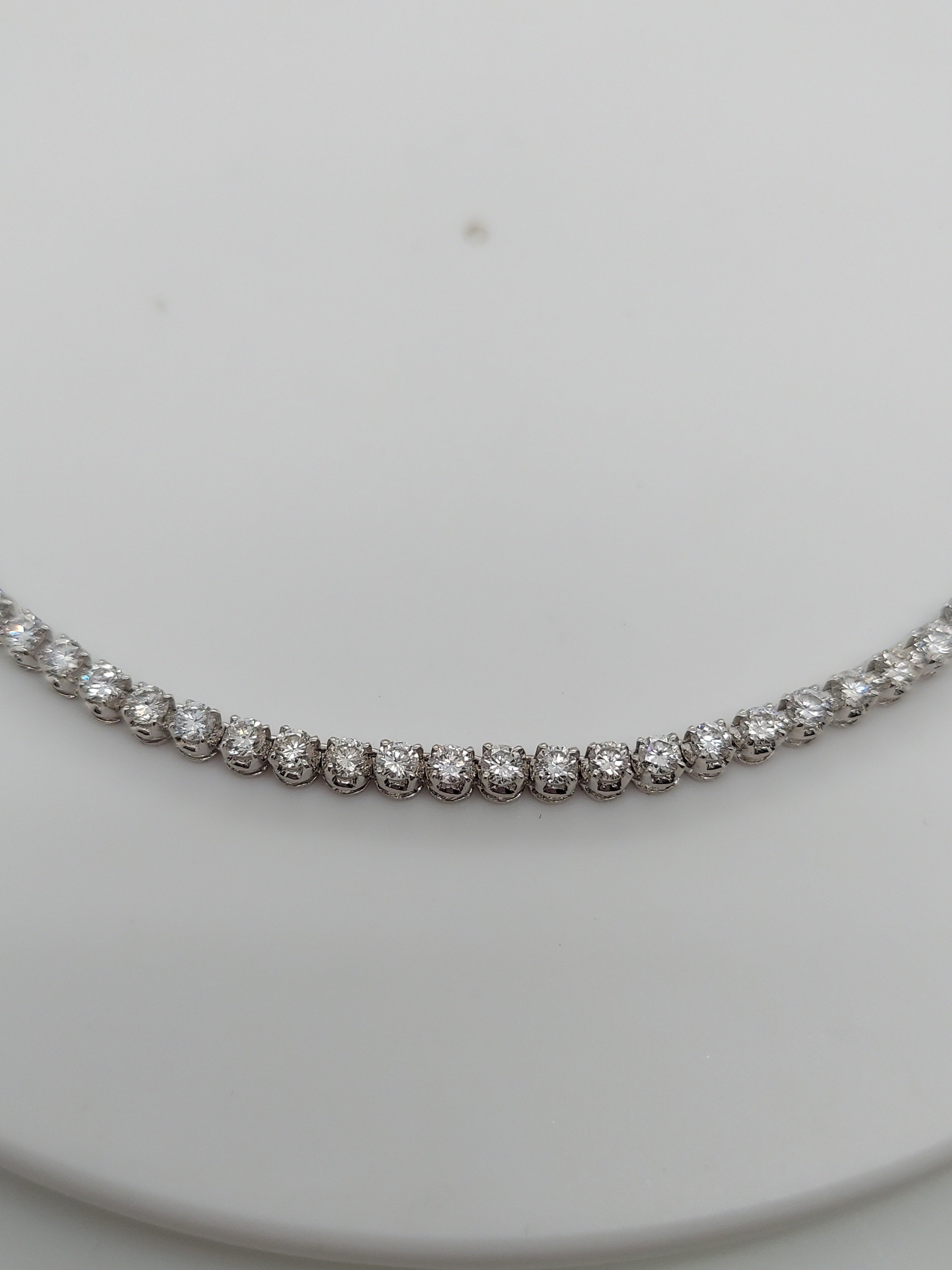 8 Carat Diamond Tennis Necklace