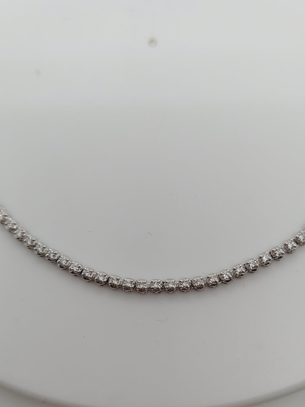 2.17 Carat Diamond Tennis Necklace