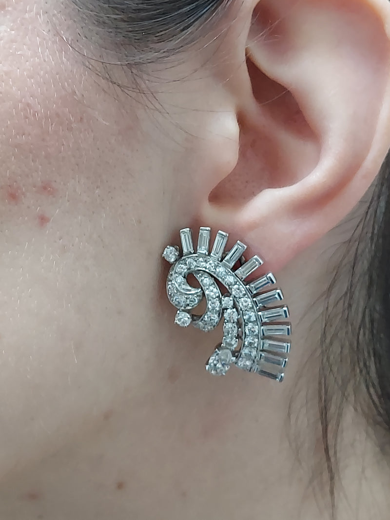 Multicut Diamond Earrings