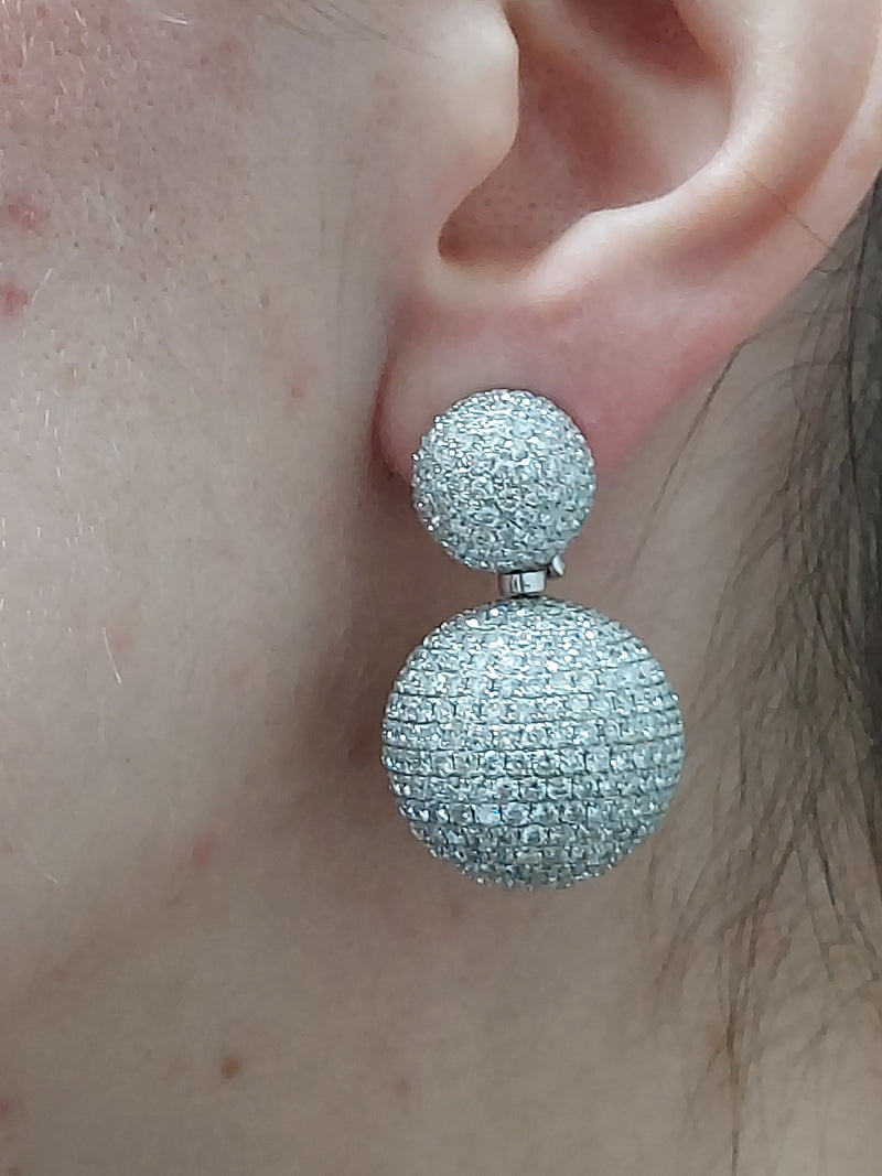 Diamond Drop Earrings