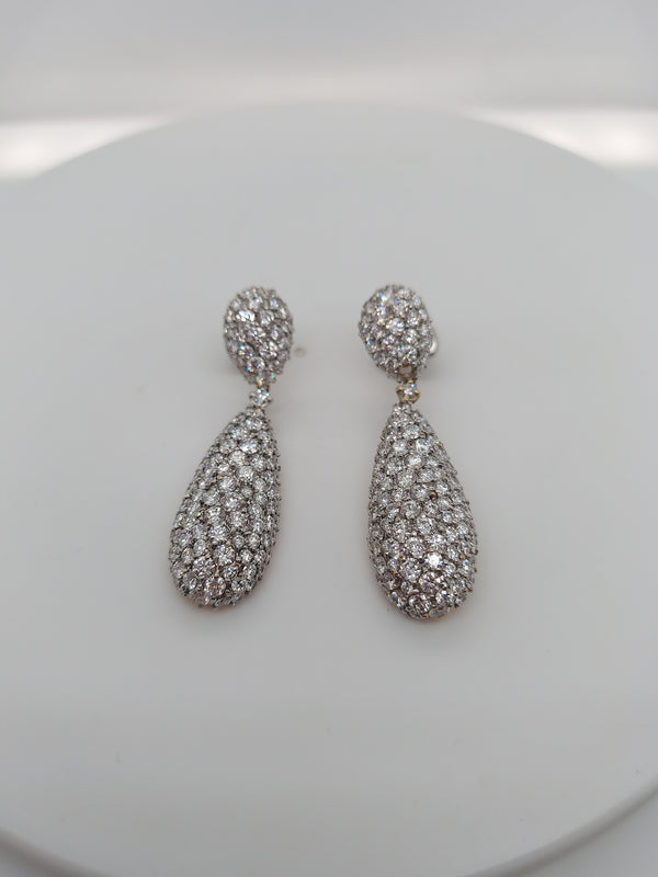 Diamond Drop Earrings