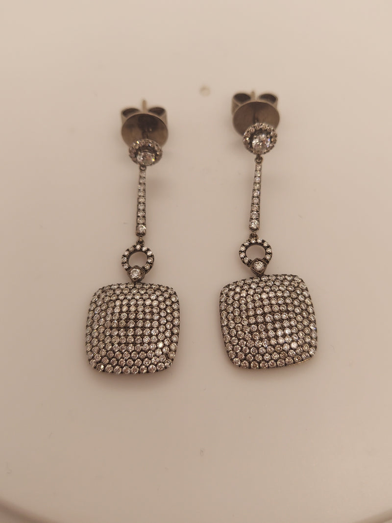 Diamond Drop Earrings