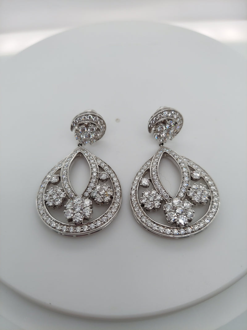 Diamond Drop Earrings