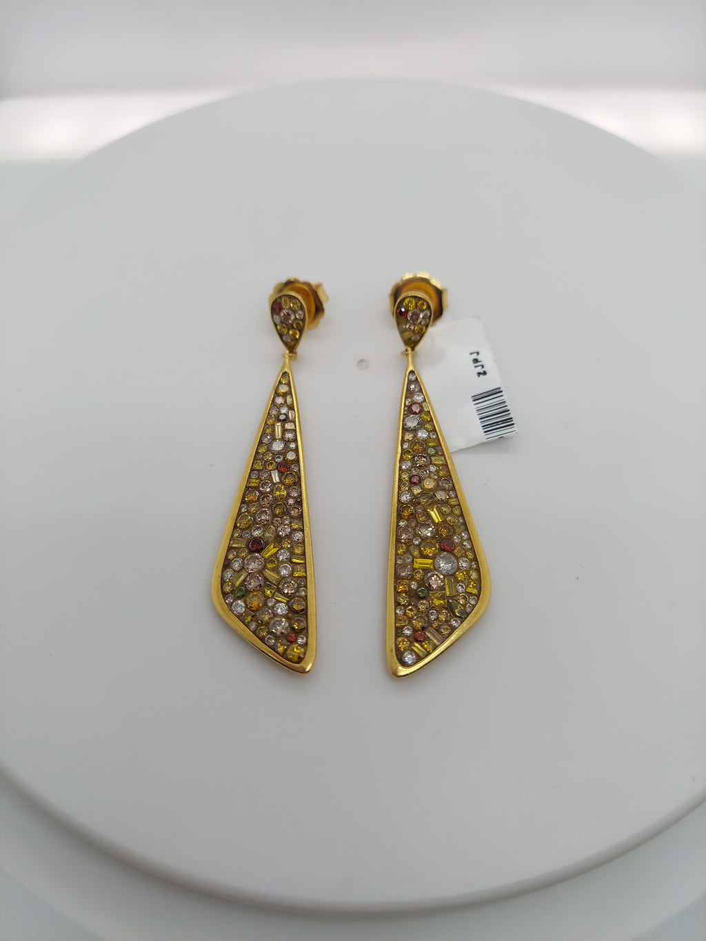 Pleve Multistone Drop Earrings