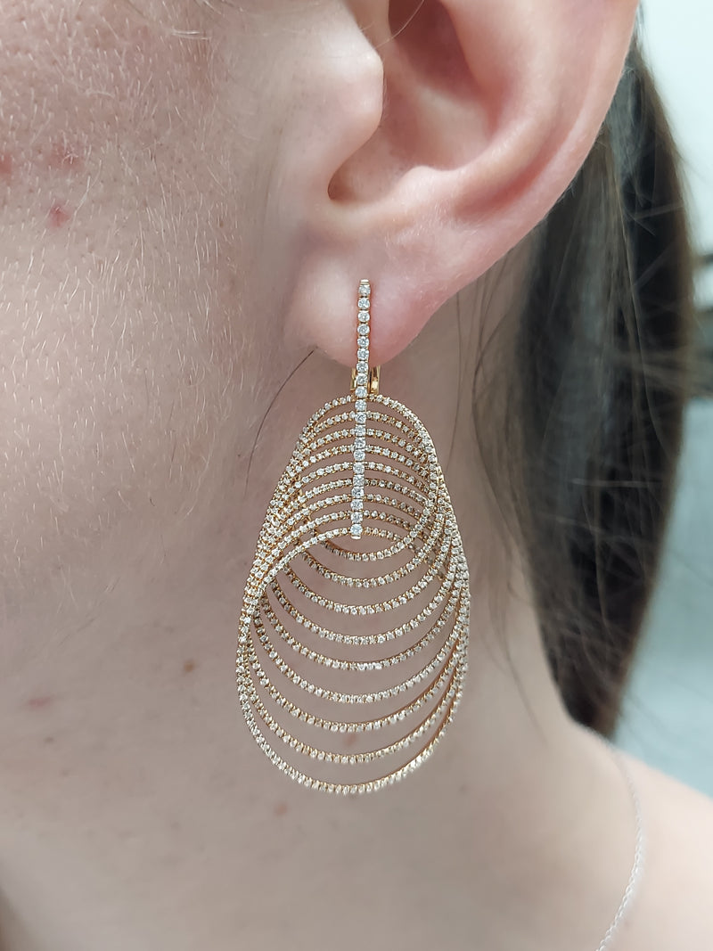 Diamond Drop Earrings