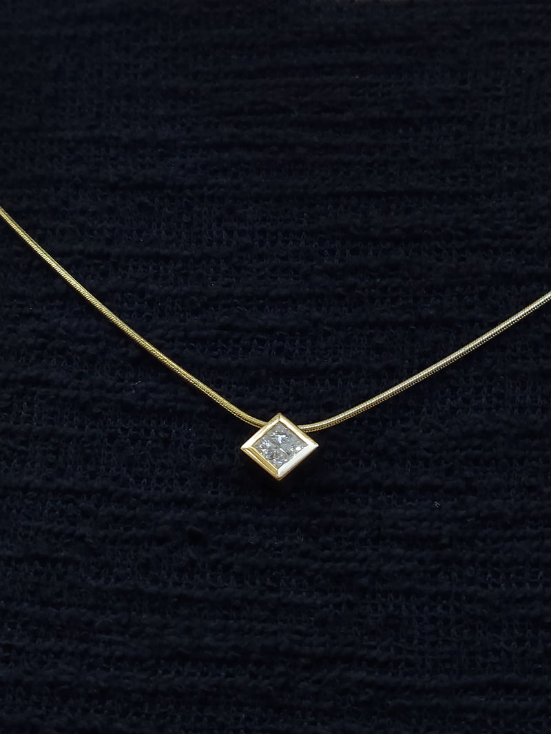 Diamond Square Pendant