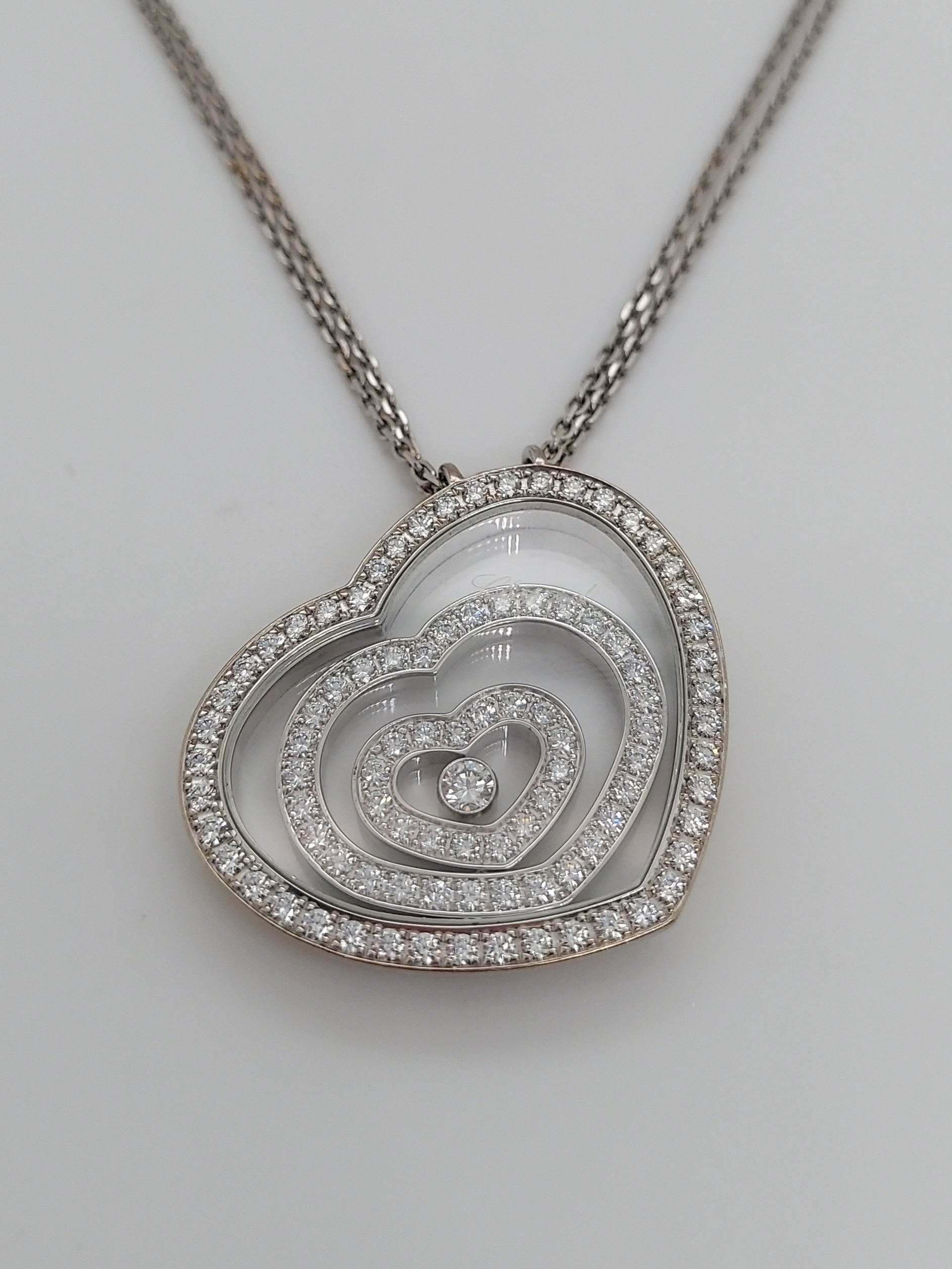 Chopard Happy Spirit Heart Diamond Pendant