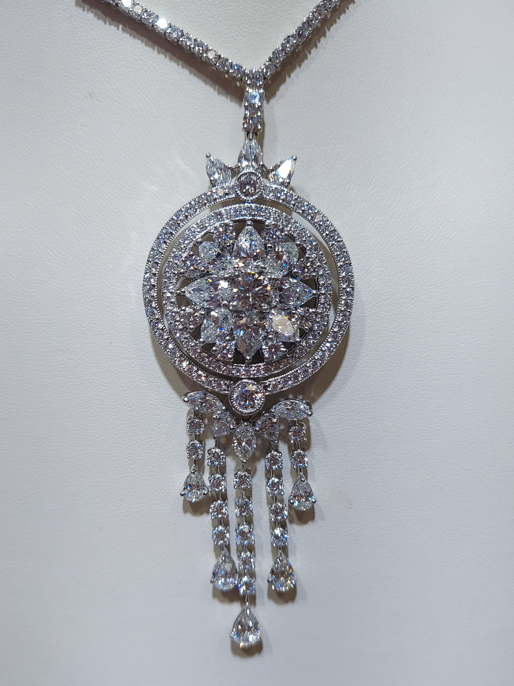 Diamond & Sapphire Necklace