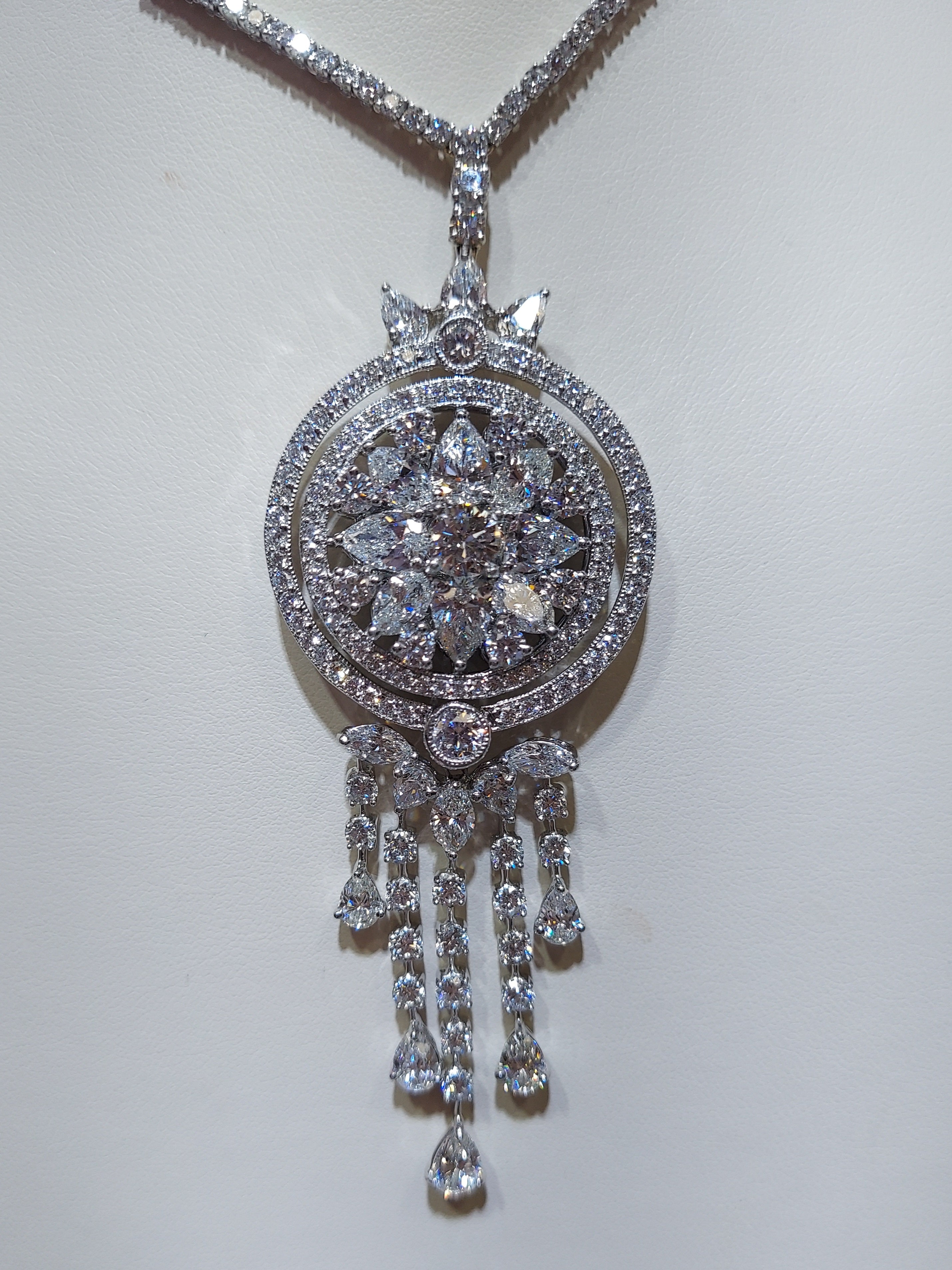 Diamond & Sapphire Necklace