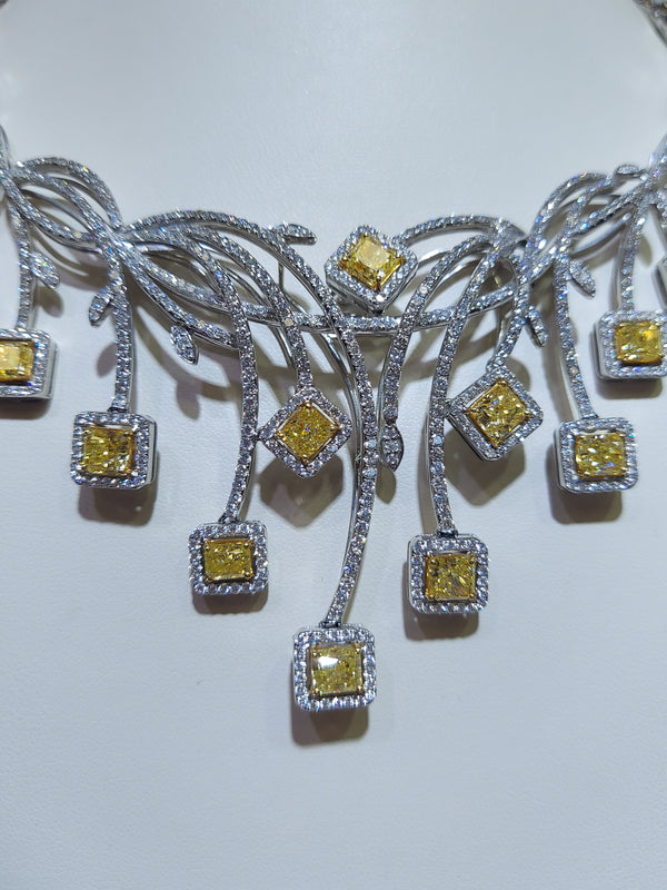 Fancy Diamond Necklace