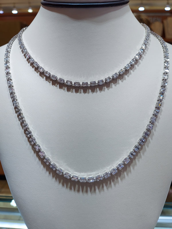 Mixcut Diamond Necklace