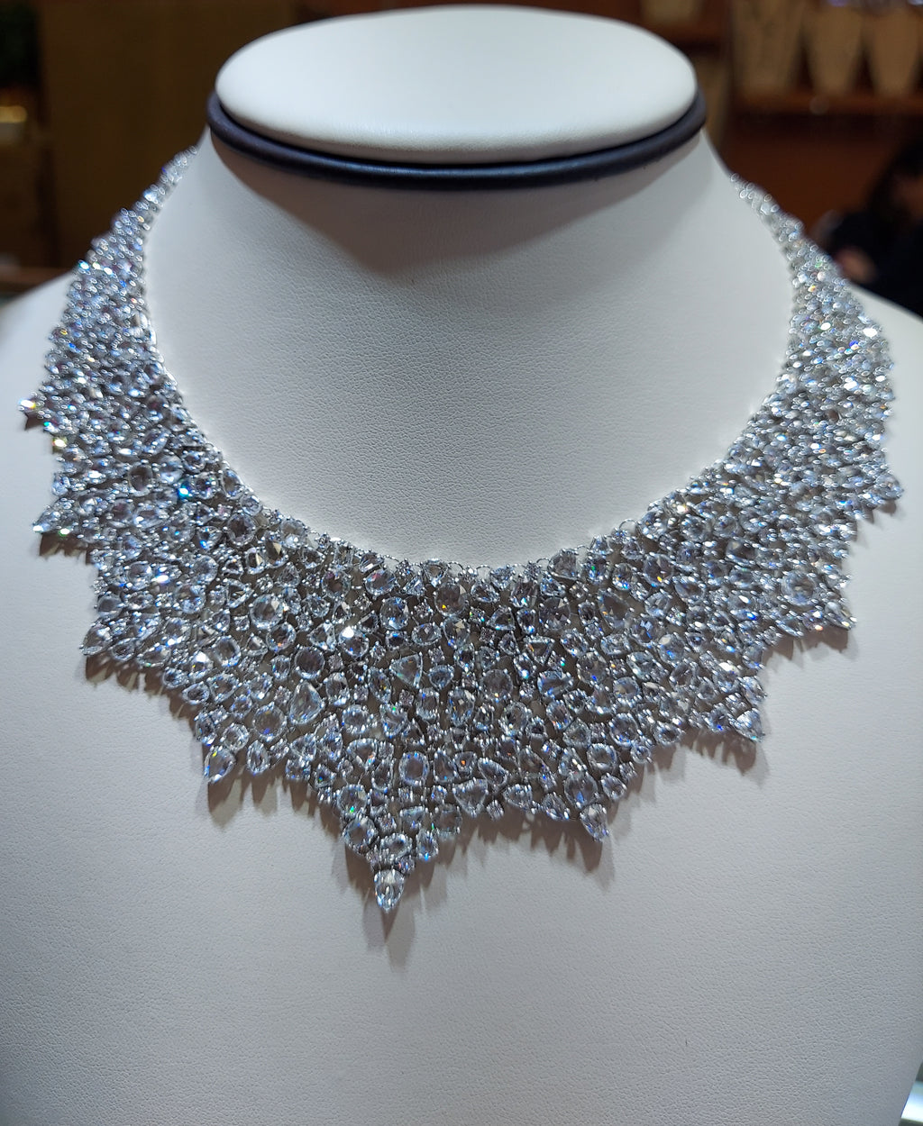 75 Carat Mixcut Diamond Necklace