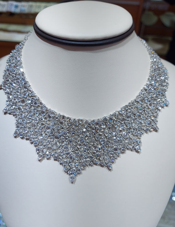 75 Carat Mixcut Diamond Necklace