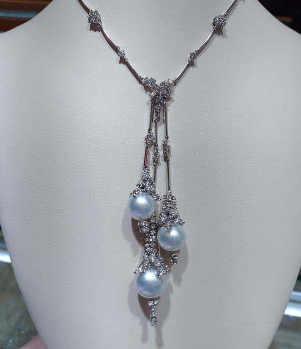 Pearls & Diamonds Fashion Necklace