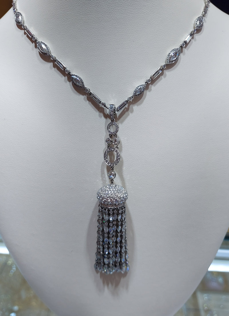 Tassel Diamond Necklace