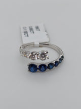 Sapphire & Diamond Fashion Ring