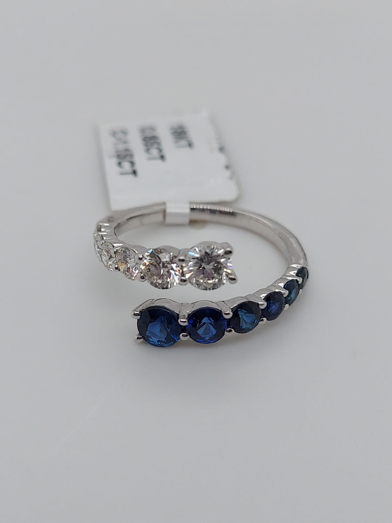 Sapphire & Diamond Fashion Ring