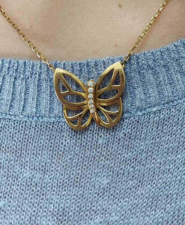 Van Cleef & Arpels Butterfly Pendant