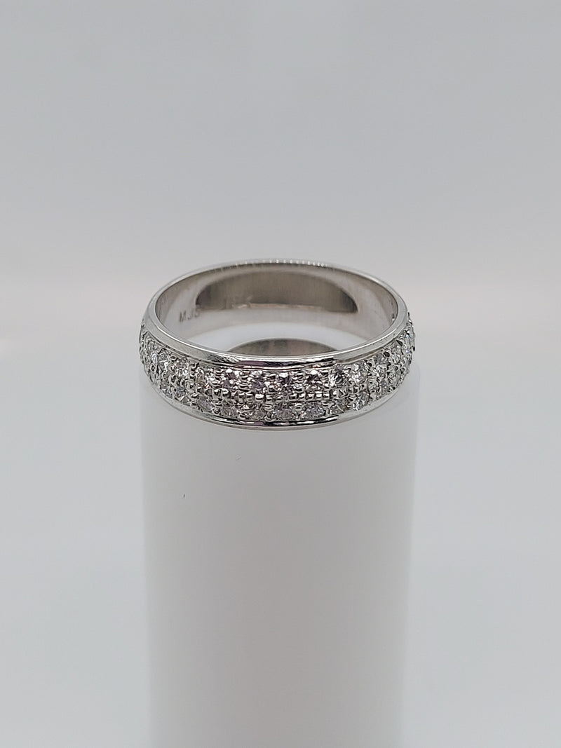 Micro Pave Diamond Band