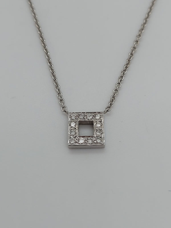 Diamond Square Pendant