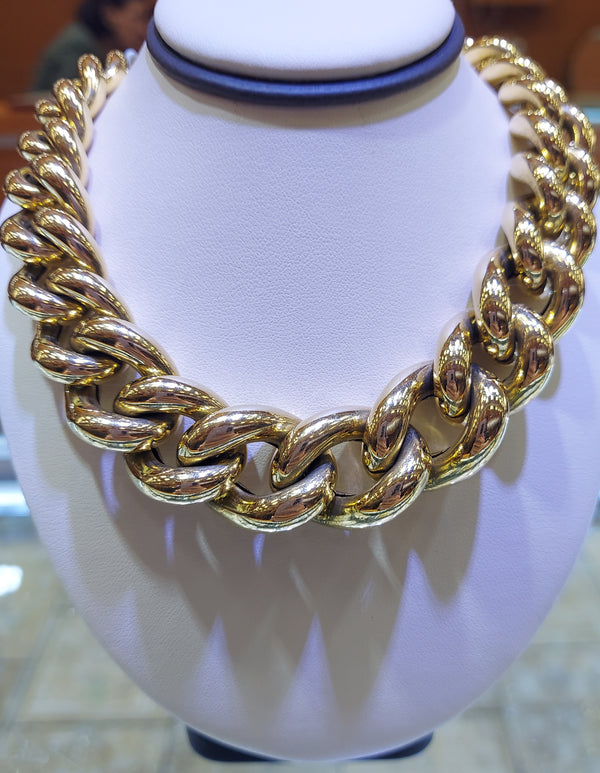 Yellow Gold Cuban Link Big Chain