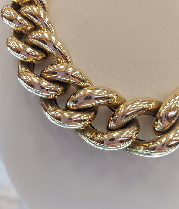 Yellow Gold Cuban Link Big Chain