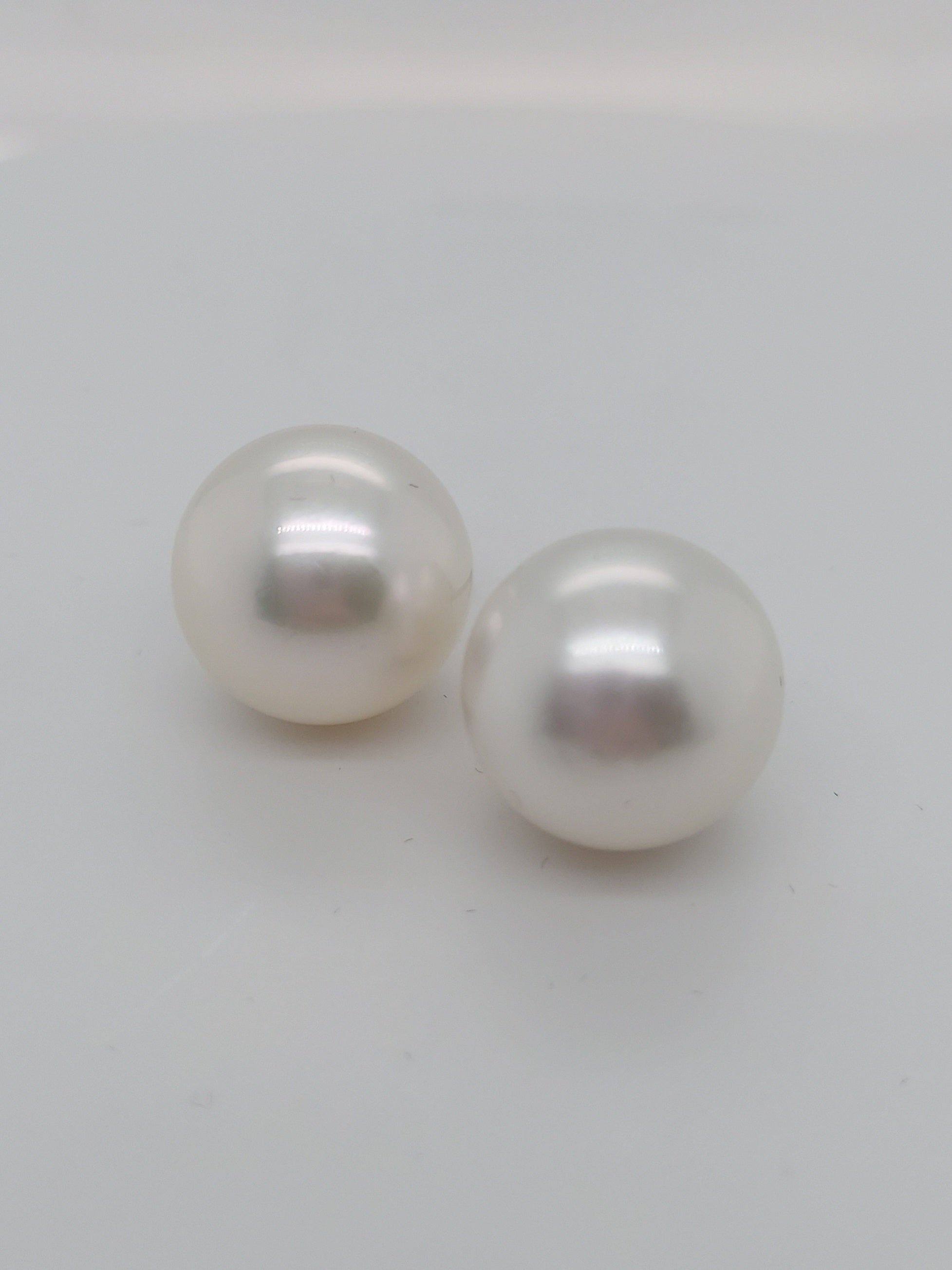 Big Fresh Water Pearl Stud Earrings