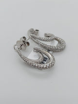 Pave Diamond Earrings