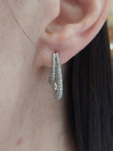 Pave Diamond Earrings