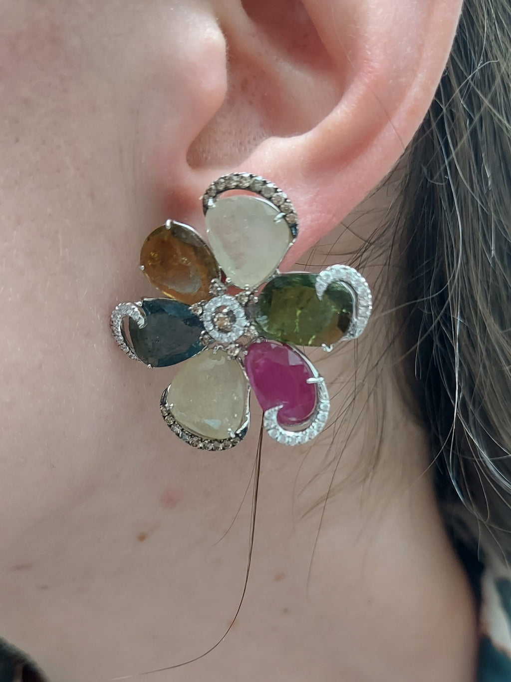 Gemstones & Diamonds Fashion Earrings