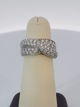 Pave Set Diamond Ring