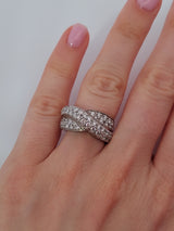 Pave Set Diamond Ring