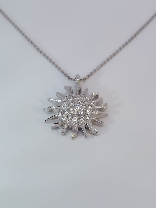 Sun Shine Diamond Pendant