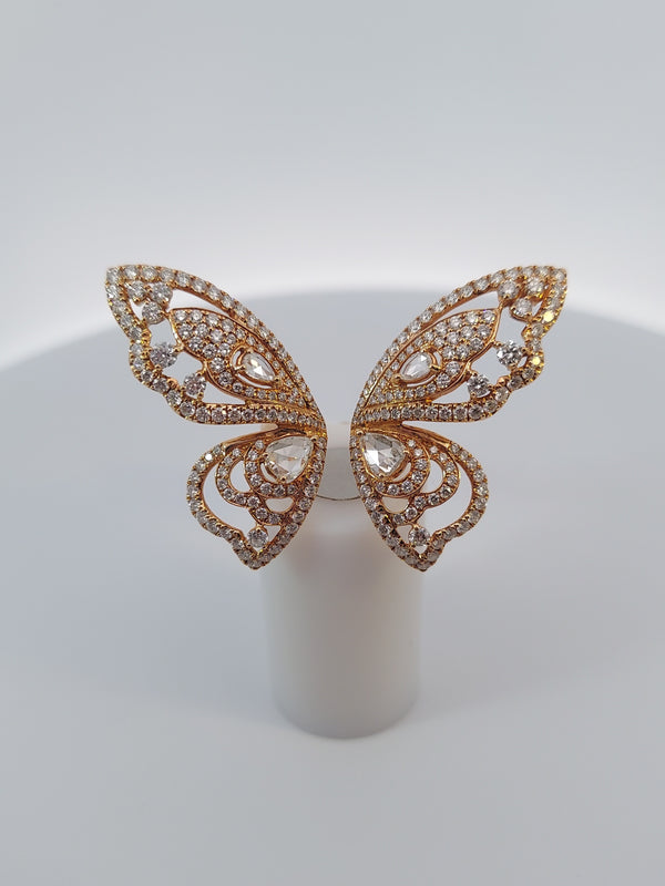 Butterfly Diamond Fashion Ring