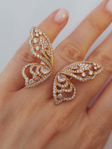 Butterfly Diamond Fashion Ring