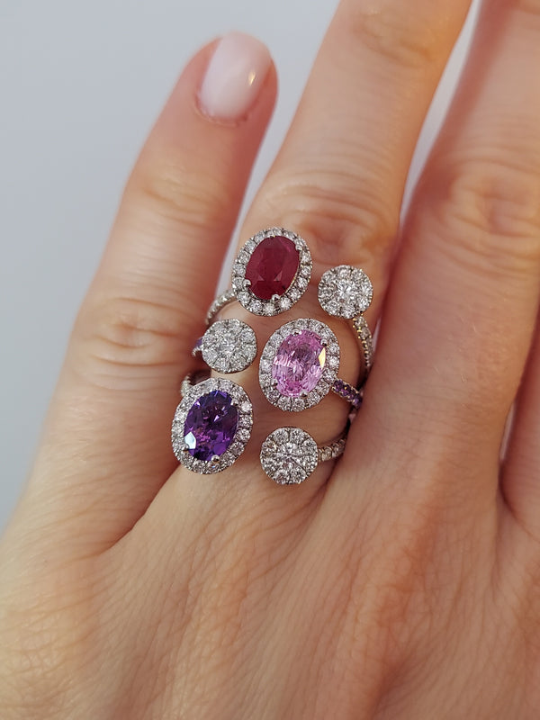 Gemstones & Diamonds Fashion Ring