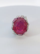 Ruby & Diamonds Fashion Ring