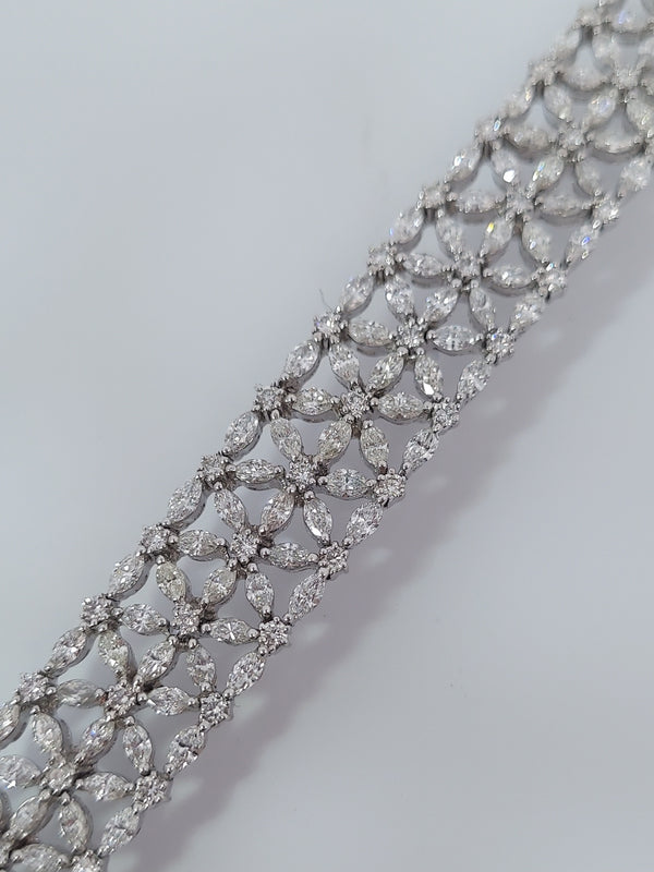 Multishape Diamond Fashion Bracelet