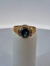 Sapphire & Diamond Vintage Ring