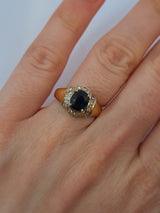 Sapphire & Diamond Vintage Ring